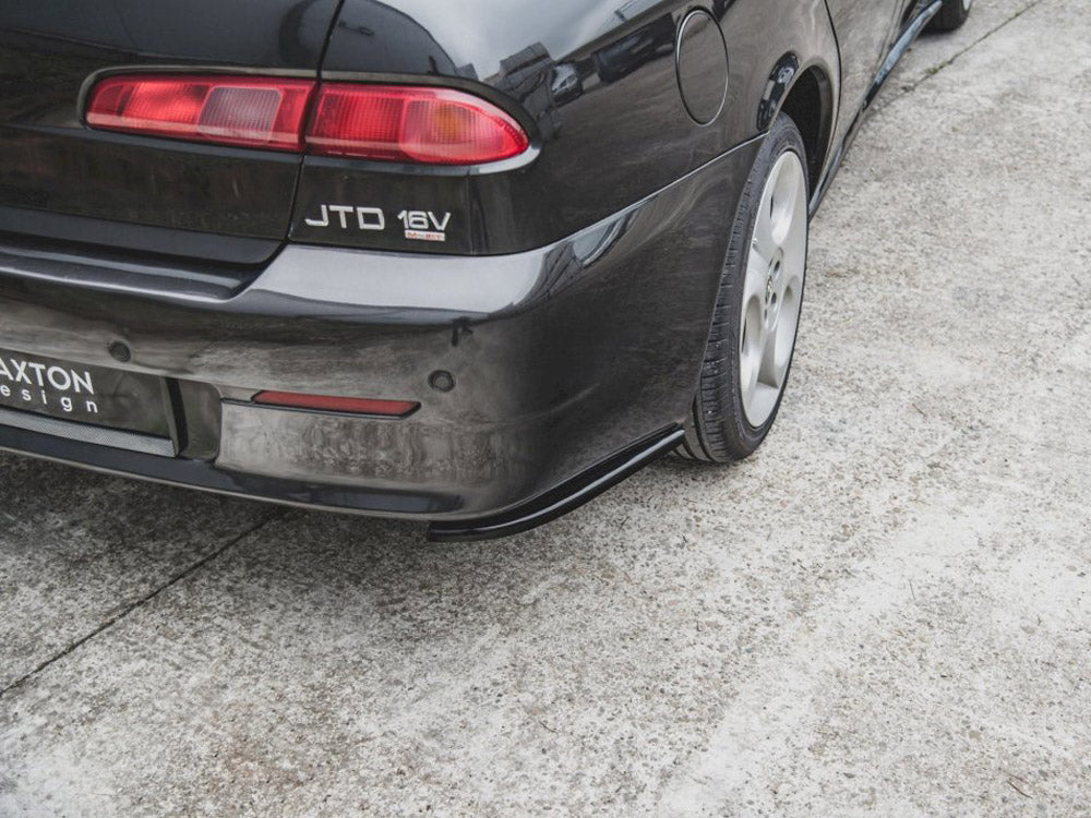 Rear Side Splitters Alfa Romeo 156 SW Facelift (2003-2006) - Carbon Look