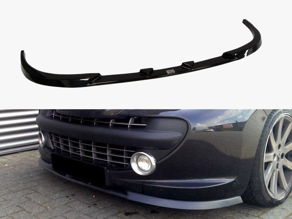 Front Splitter Peugeot 207 Standard Preface (2006-09) - Carbon Look