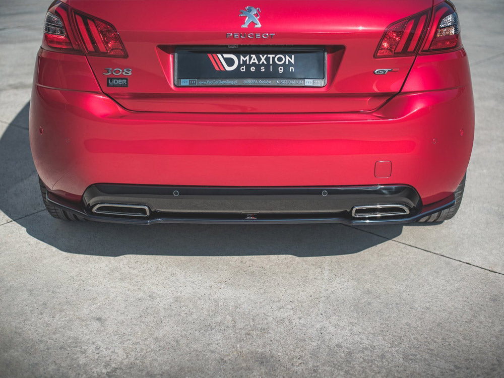 Central Rear Splitter Peugeot 308 GT Mk2 Facelift