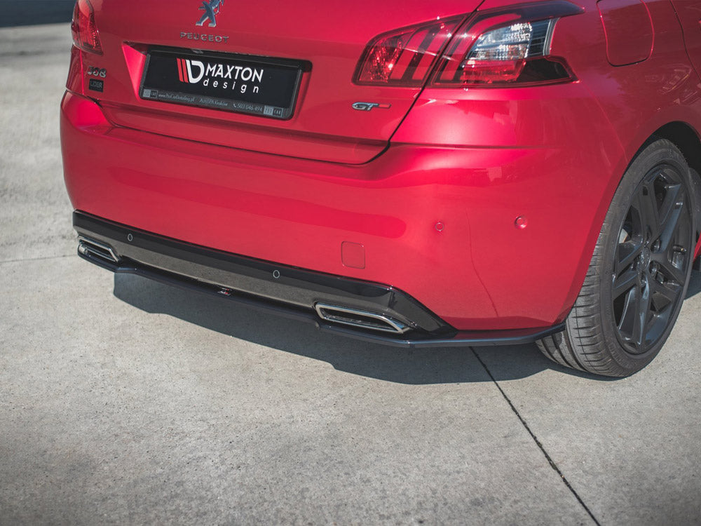 Central Rear Splitter Peugeot 308 GT Mk2 Facelift