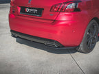 Central Rear Splitter Peugeot 308 GT Mk2 Facelift