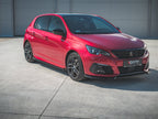 Side Skirts Diffusers Peugeot 308 GT Mk2 Facelift (2017-)