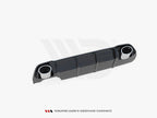 Rear Valance + Exhaust Ends Imitation Peugeot 308 SW Mk2 Facelift TEXTURED