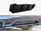 Central Rear Splitter (Vertical Bars) Peugeot 308 II GTI