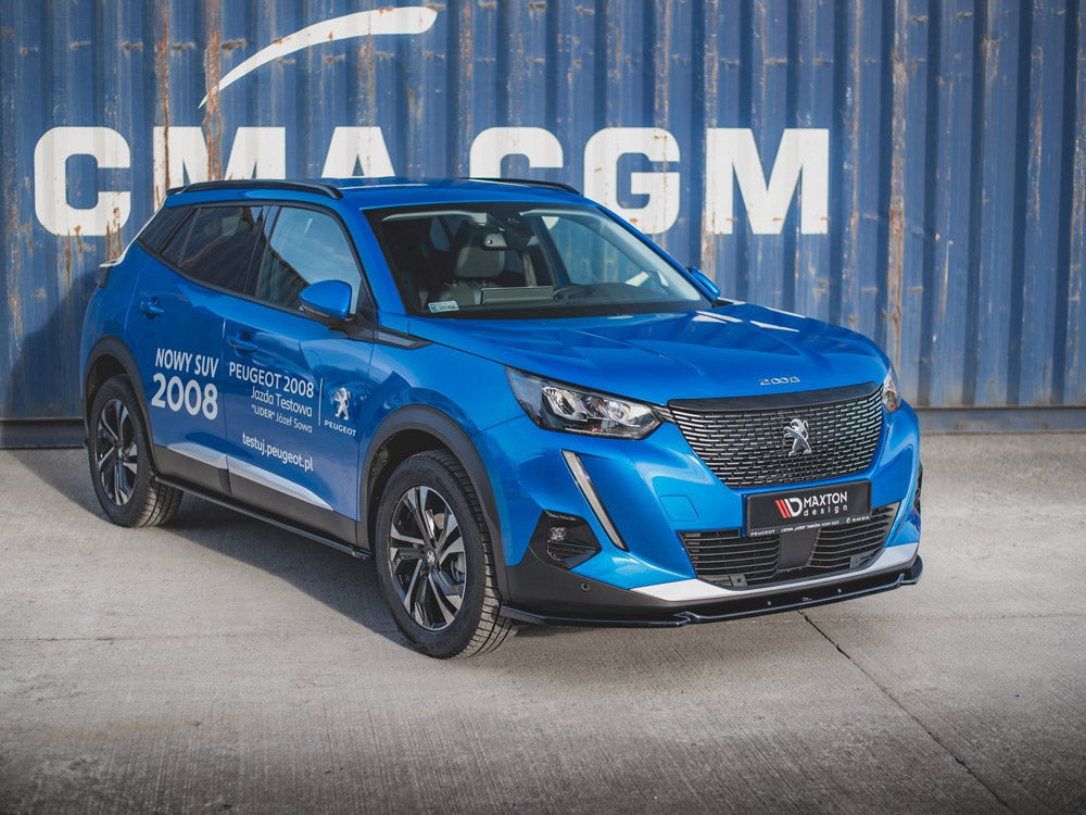 Front Splitter V.2 Peugeot 2008 Mk2 - Carbon Look