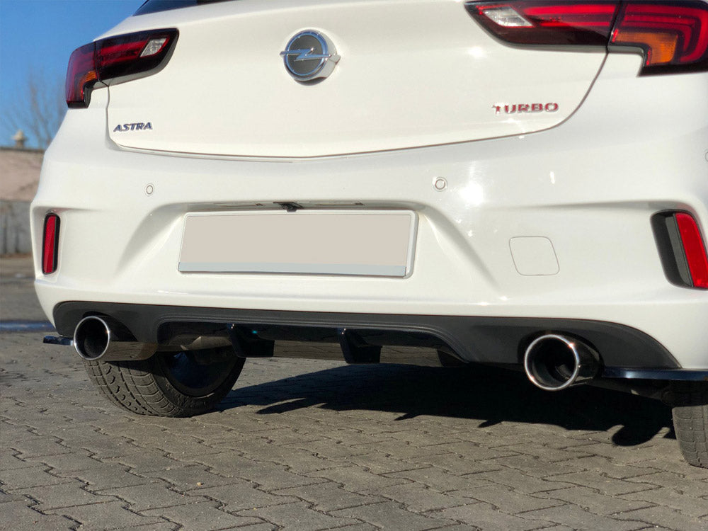 Rear Side Splitters Opel/vauxhall Astra K Opc-line/vx-line (2015-2019) - Carbon Look