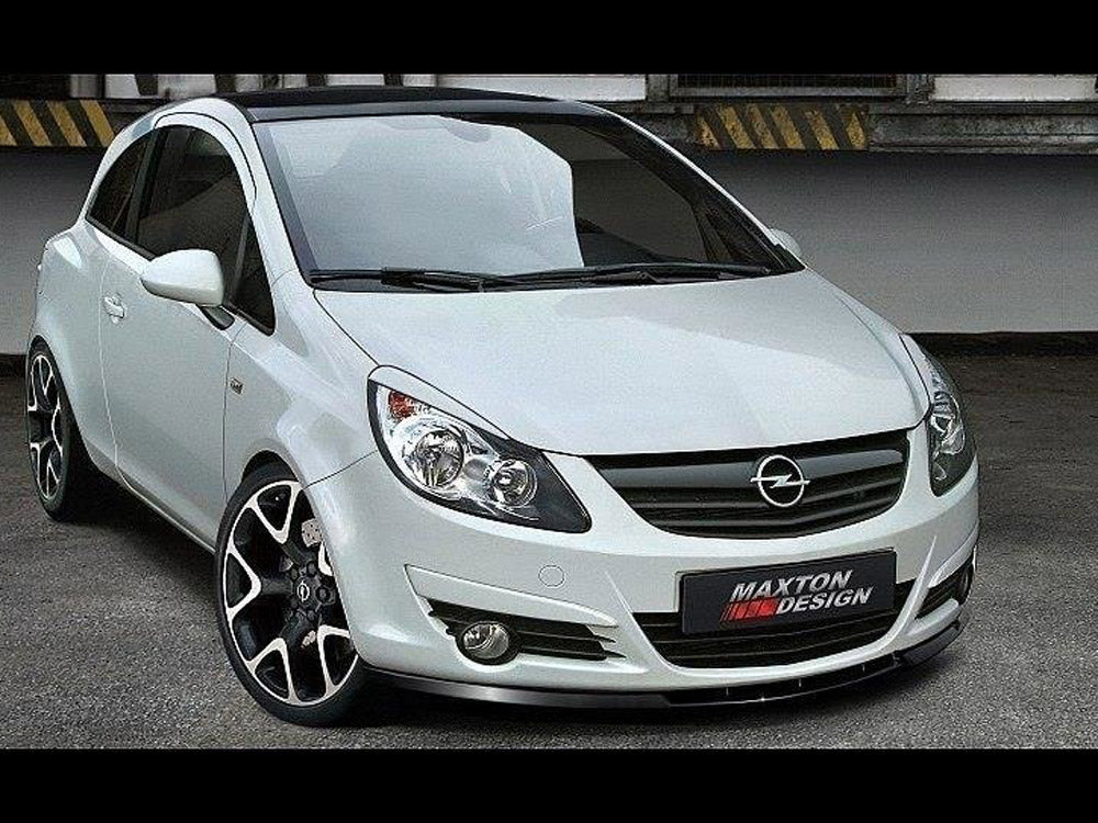 Front Splitter Opel Corsa D (Preface) - Carbon Look