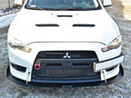 Front Racing Splitter V.1 Mitsubishi Lancer EVO X (2007-2015)