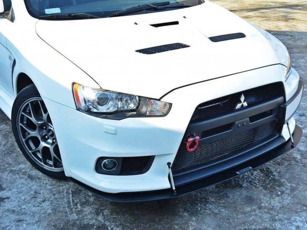 Front Racing Splitter V.2 Mitsubishi Lancer EVO X (2005-2017)