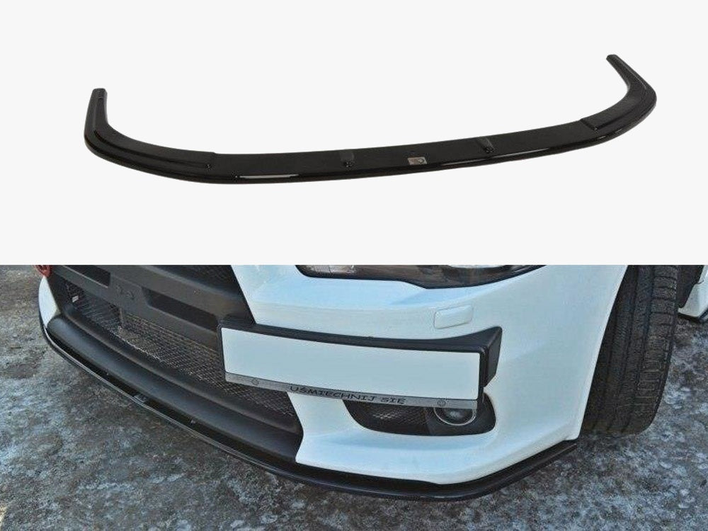 Front Splitter V.2 Mitsubishi Lancer EVO X (2007-2015) - Carbon Look