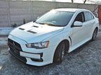 Front Splitter V.2 Mitsubishi Lancer EVO X (2007-2015) - Textured
