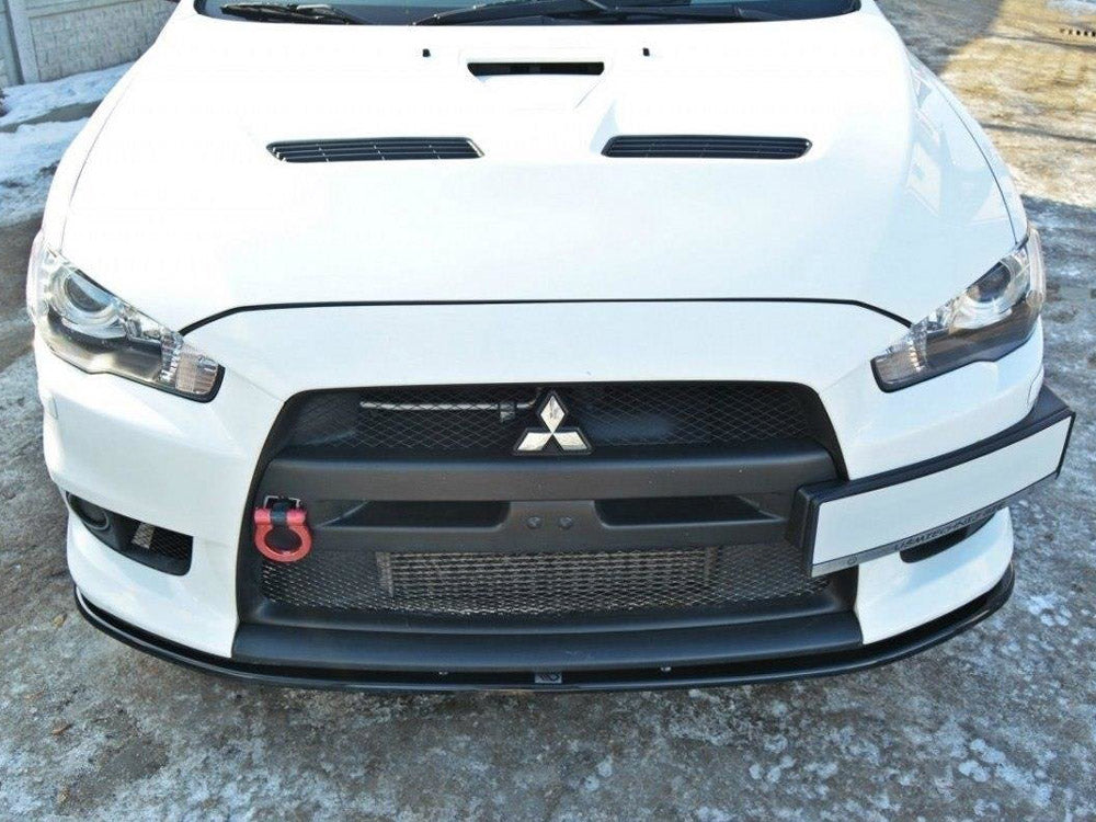 Front Splitter V.2 Mitsubishi Lancer EVO X (2007-2015) - Textured