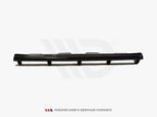 Central Rear Splitter Mitsubishi Lancer EVO X (W/vertical Bars) (2007-2015)