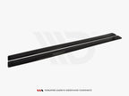 Side Skirts Diffusers Mitsubishi Lancer EVO X US Version (2007-2015) - Textured