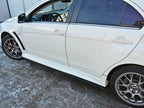 Side Skirts Diffusers Mitsubishi Lancer EVO X US Version (2007-2015) - Textured