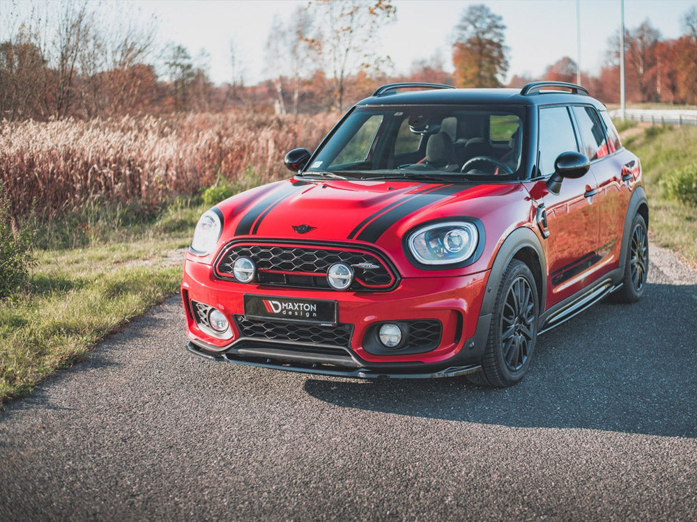 Front Splitter V.2 Mini Countryman Mk2 F60 JCW - Carbon Look