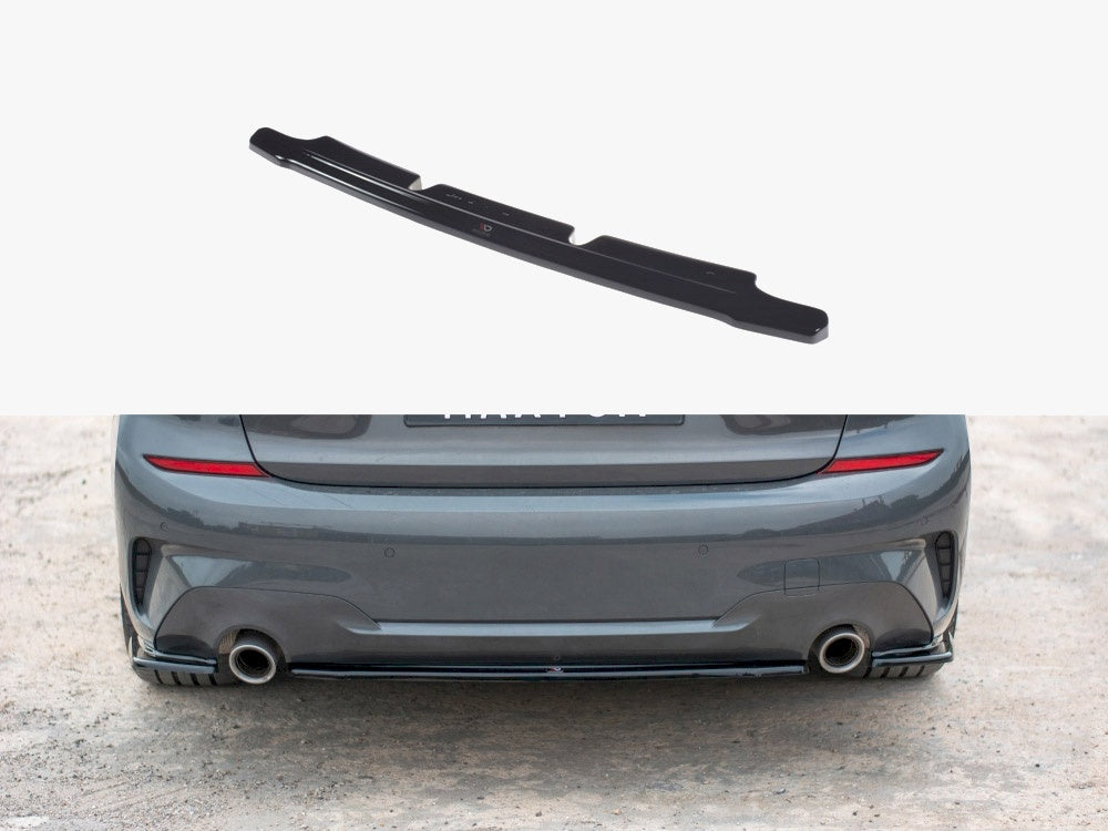 Central Rear Splitter Bmw 3 G20 M-sport (2019-2022) - Textured