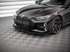 Street PRO Front Splitter + Flaps BMW 4 M-Pack / M440i G22 / G23 / G22 Facelift / G23 Facelift