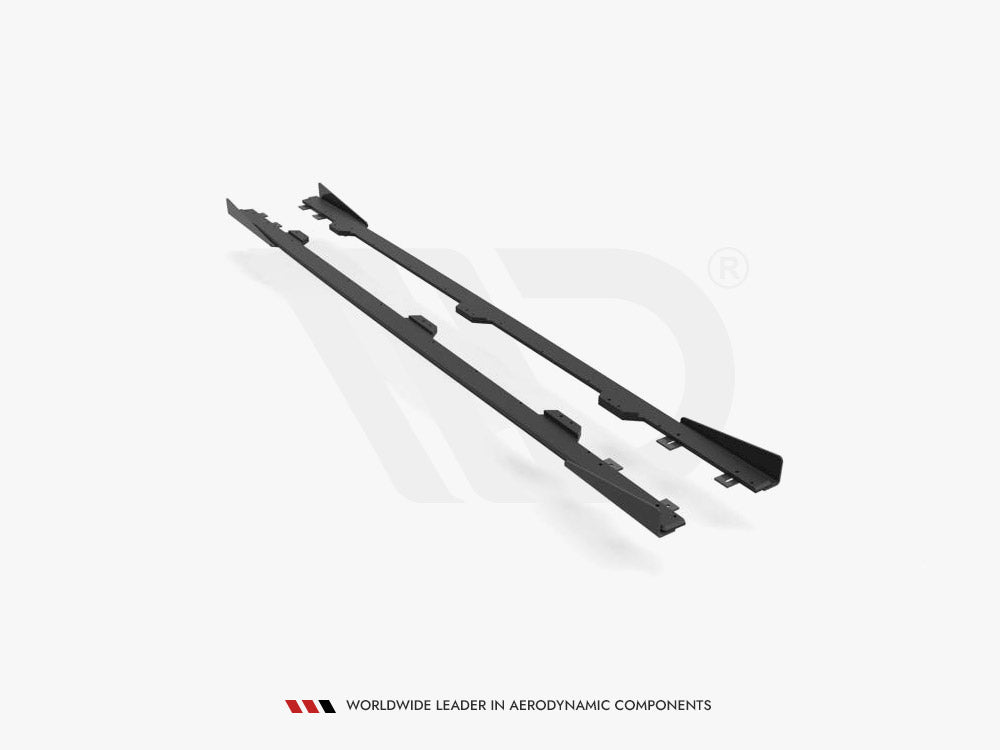 Street PRO Side Skirts Diffusers + Flaps BMW 4 M-Pack / M440i G22 / G23 / G22 Facelift / G23 Facelift