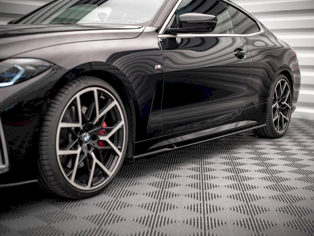 Side Skirts Diffusers V.1 BMW 4 M-Pack / M440i G22 / G23 / G22 Facelift / G23 Facelift