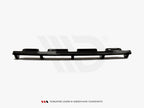 Central Rear Splitter (Vertical Bars) BMW 6 Gran Coupe M-Sport - Textured