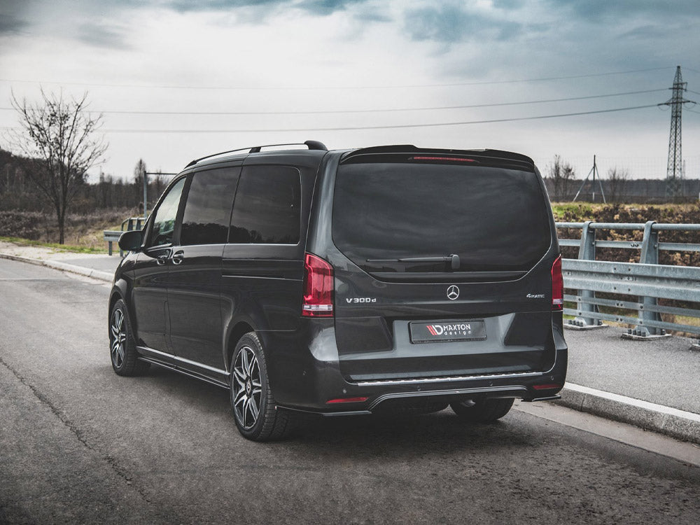 Rear Side Splitters V.2 Mercedes-Benz V-Class AMG-Line W447 Facelift - Textured