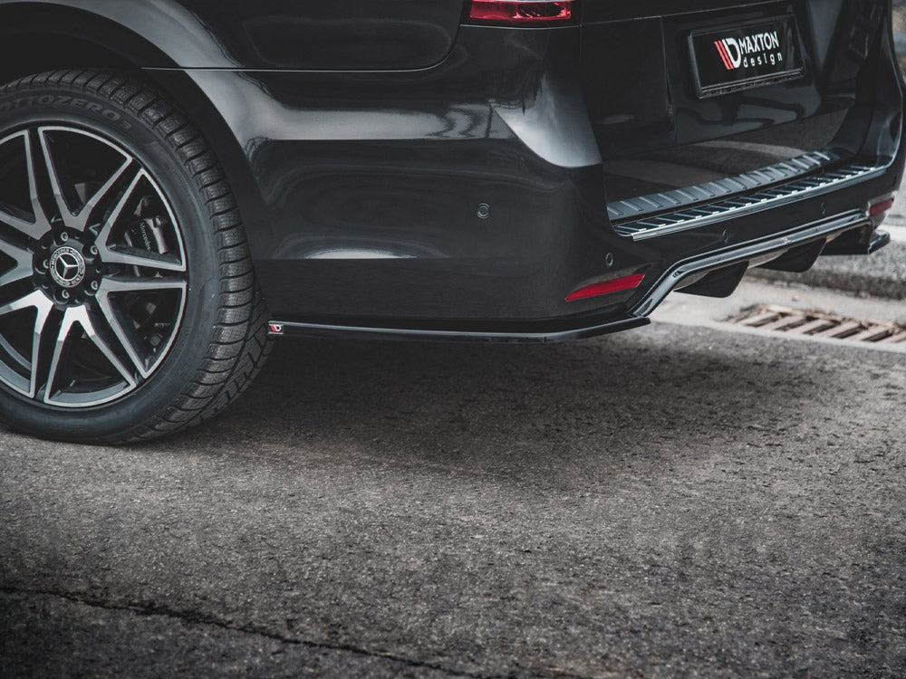Rear Side Splitters V.2 Mercedes-Benz V-Class AMG-Line W447 Facelift - Textured