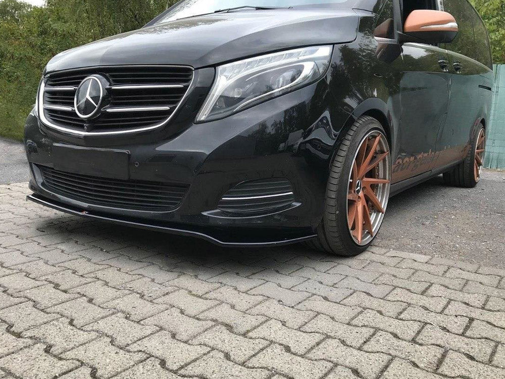 Front Splitter V.3 Mercedes V-Class W447 - Carbon Look