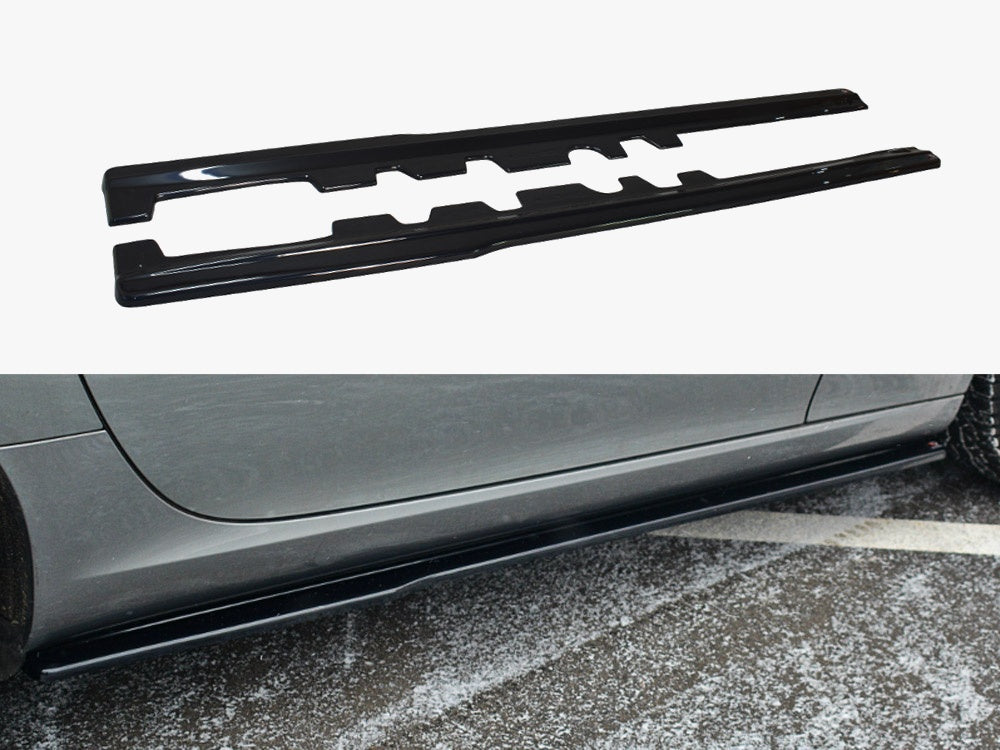 Side Skirts Splitters Mercedes-benz SLK R172 Standard (2011-2015) - Textured