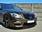 Front Splitter Mercedes S-class W221 AMG - Carbon Look
