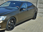 Side Skirts Diffusers Mercedes S-class W221 AMG LWB - Carbon Look