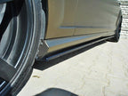 Side Skirts Diffusers Mercedes S-class W221 AMG LWB - Carbon Look