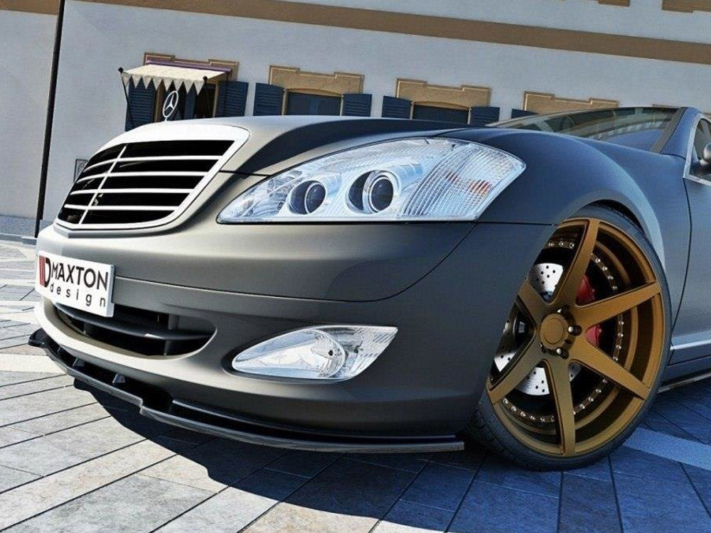 Front Splitter Mercedes S-class W221 - Textured