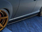Side Skirts Diffusers Mercedes S-class W221 Long - Textured