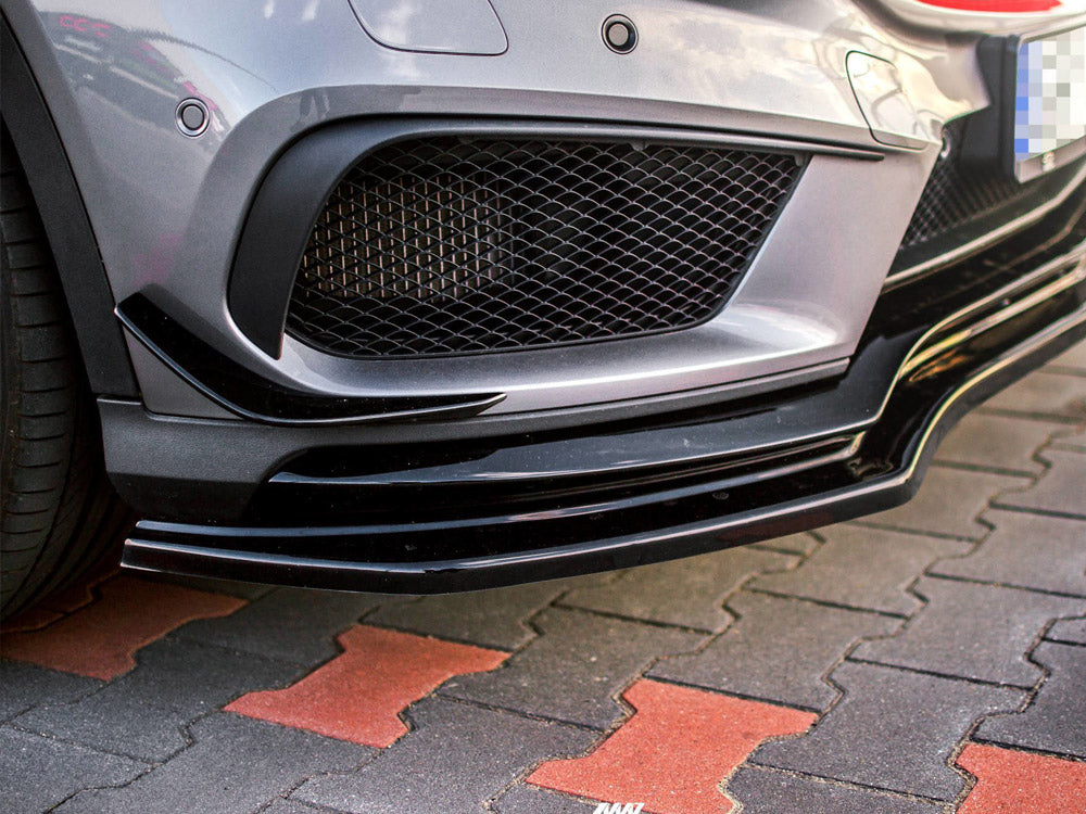 Front Splitter Mercedes-benz GLA 45 AMG SUV (X156) Pre-facelift (2014-2017)