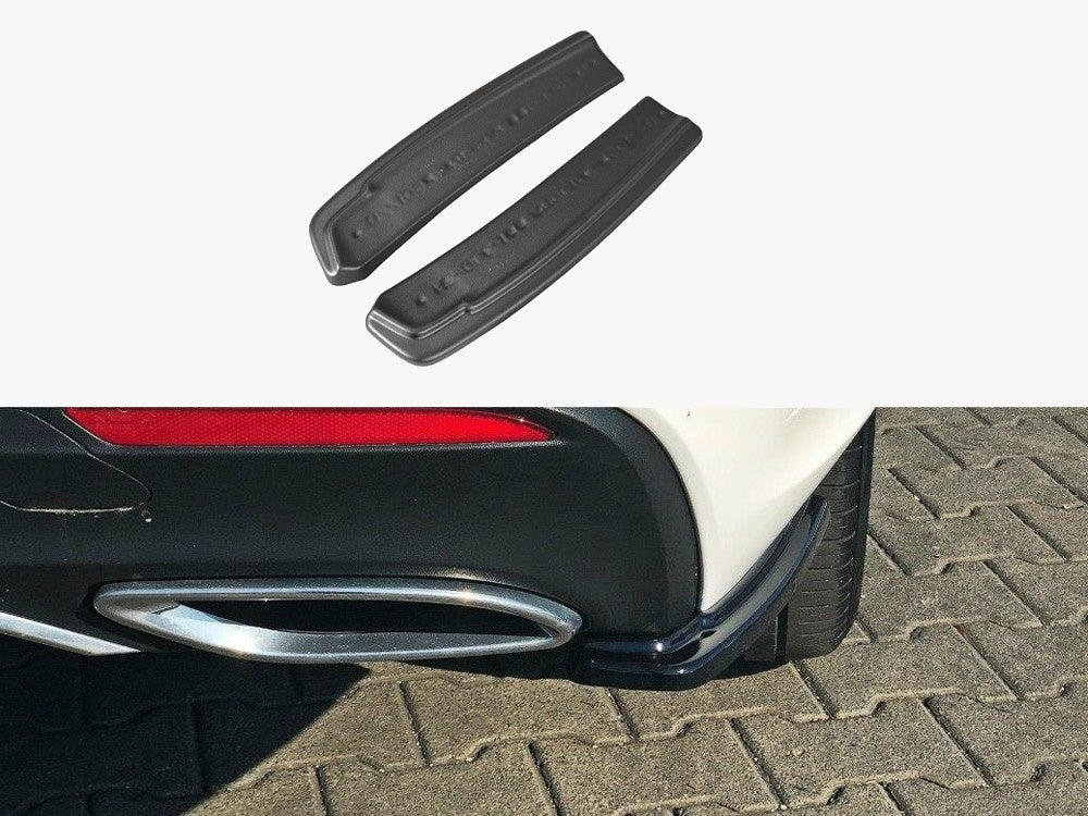 Rear Side Splitters Mercedes GLE W166 Amg-line (2015-2018) - Textured