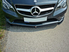 Front Splitter V.1 Mercedes - Benz E Coupe / Cabrio C207 Facelift / A207 Facelit