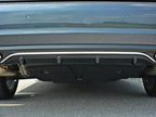 Rear Valance Mercedes - Benz E Coupe / Cabrio C207 Facelift / A207 Facelit - Carbon Look