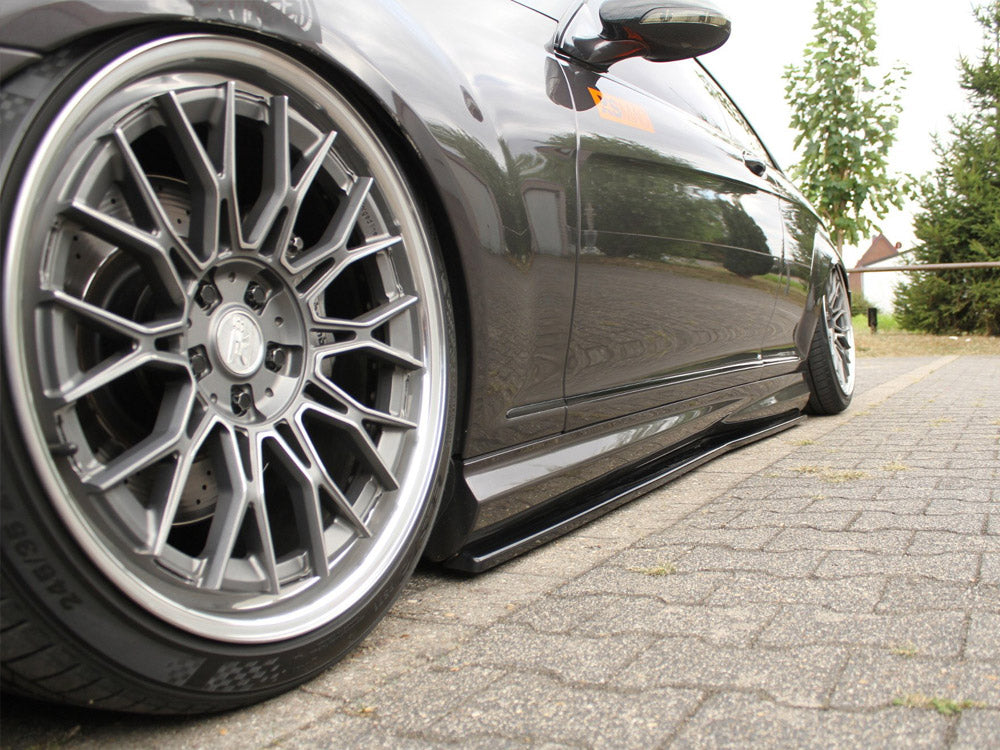 Side Skirts Diffusers Mercedes CL 500 C216 Amgline (2006-2010) - Carbon Look