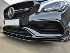Front Splitter V.1 Mercedes CLA 45 AMG C117 (Facelift) (2017-UP) - Textured