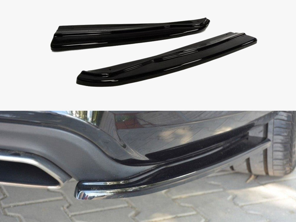 Rear Side Splitters Mercedes CLS C218 Amg-line (2011-2014) - Carbon Look