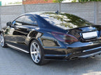 Rear Side Splitters Mercedes CLS C218 Amg-line (2011-2014) - Carbon Look