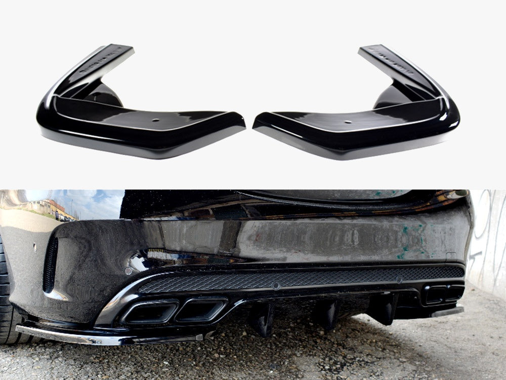 Rear Side Splitters Mercedes-AMG C 43 W205 - Carbon Look