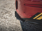 Street PRO Rear Side Splitters + Flaps Mercedes - AMG C43 Coupe C205