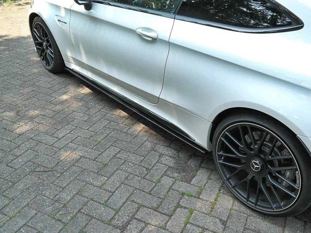 Side Skirts Splitters Mercedes C 205 63 AMG Coupe (2016-2018)
