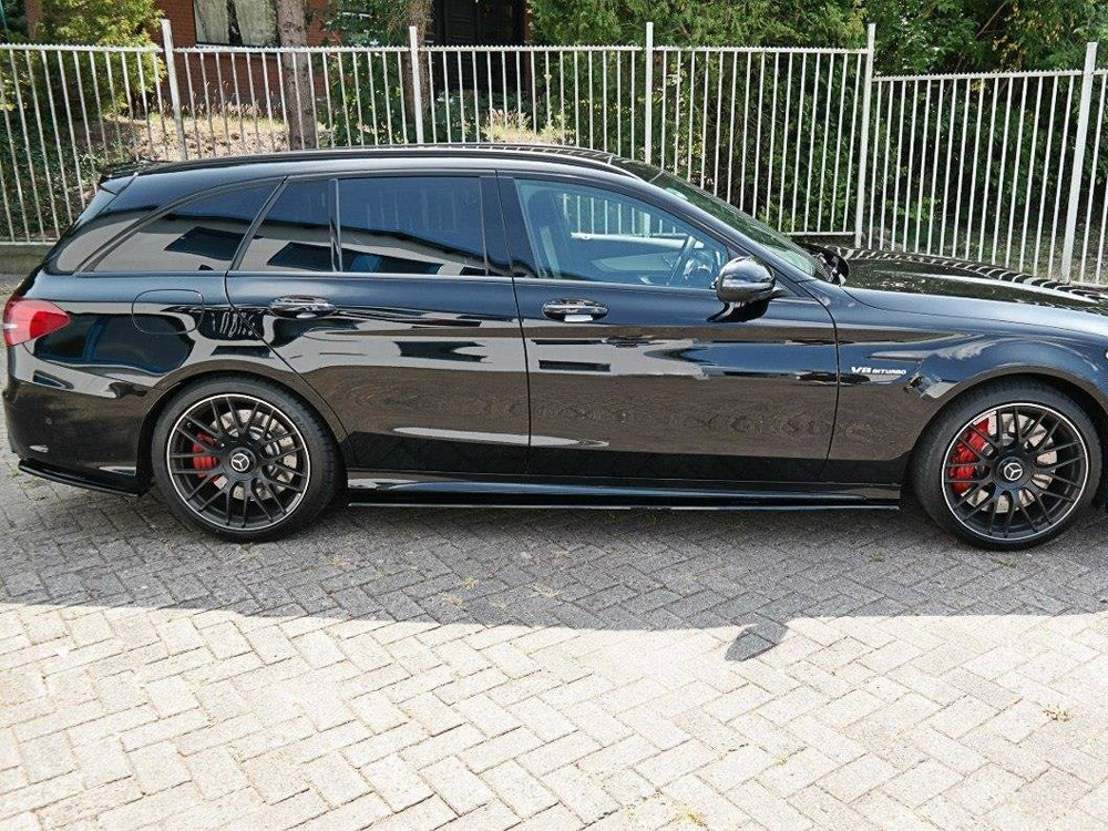 Side Skirts Diffusers V.1 Mercedes-AMG C63 Sedan / Estate W205 / S205