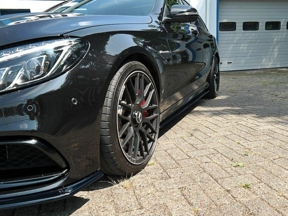 Side Skirts Diffusers V.1 Mercedes-AMG C63 Sedan / Estate W205 / S205