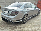 Rear Diffuser &amp; Rear Side Splitters Mercedes-Benz C Sedan / Estate AMG-Line W204 / S204