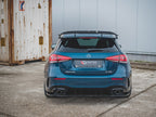 Rear Side Splitters Mercedes A35 AMG Hatchback W177 - Carbon Look