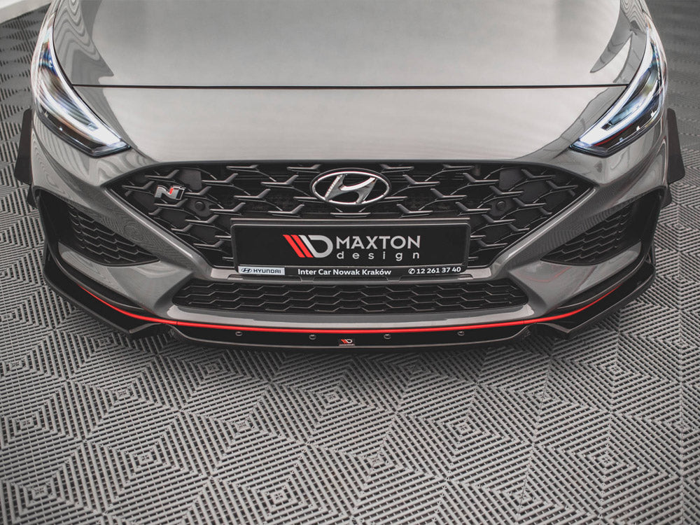 Front Splitter V.1 + Flaps Hyundai I30 N / I30 N-Line Hatchback / Fastback Mk3 Facelift